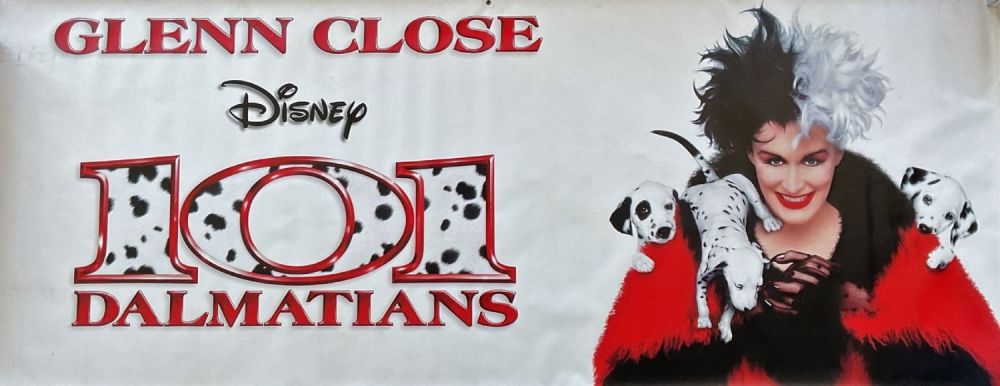 Lot 118: Superb Very Large 101 Dalmatians Plastic Canvas Colour...