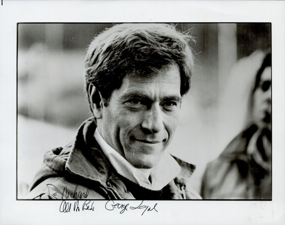 Lot 138: TV Film George Segal signed 10 x 8...