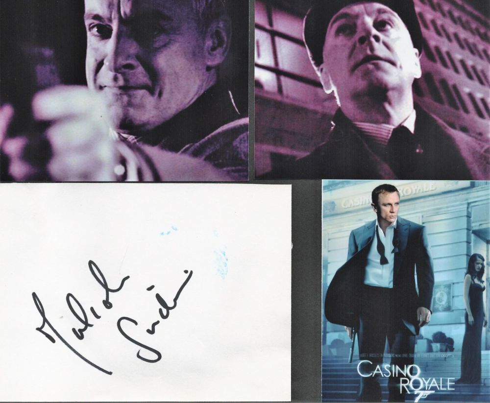 Lot 176: Actor, Malcolm Sinclair 8x10 Casino Royale Signature piece...