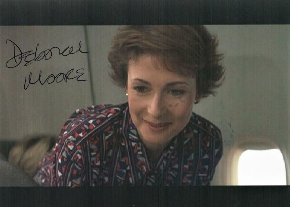 Lot 181: Bond Girl, Deborah Moore signed 6x4 colour photograph...