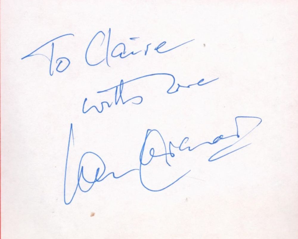 Lot 206: Dad's Army Actor, Ian Lavender signed 4x4 white...
