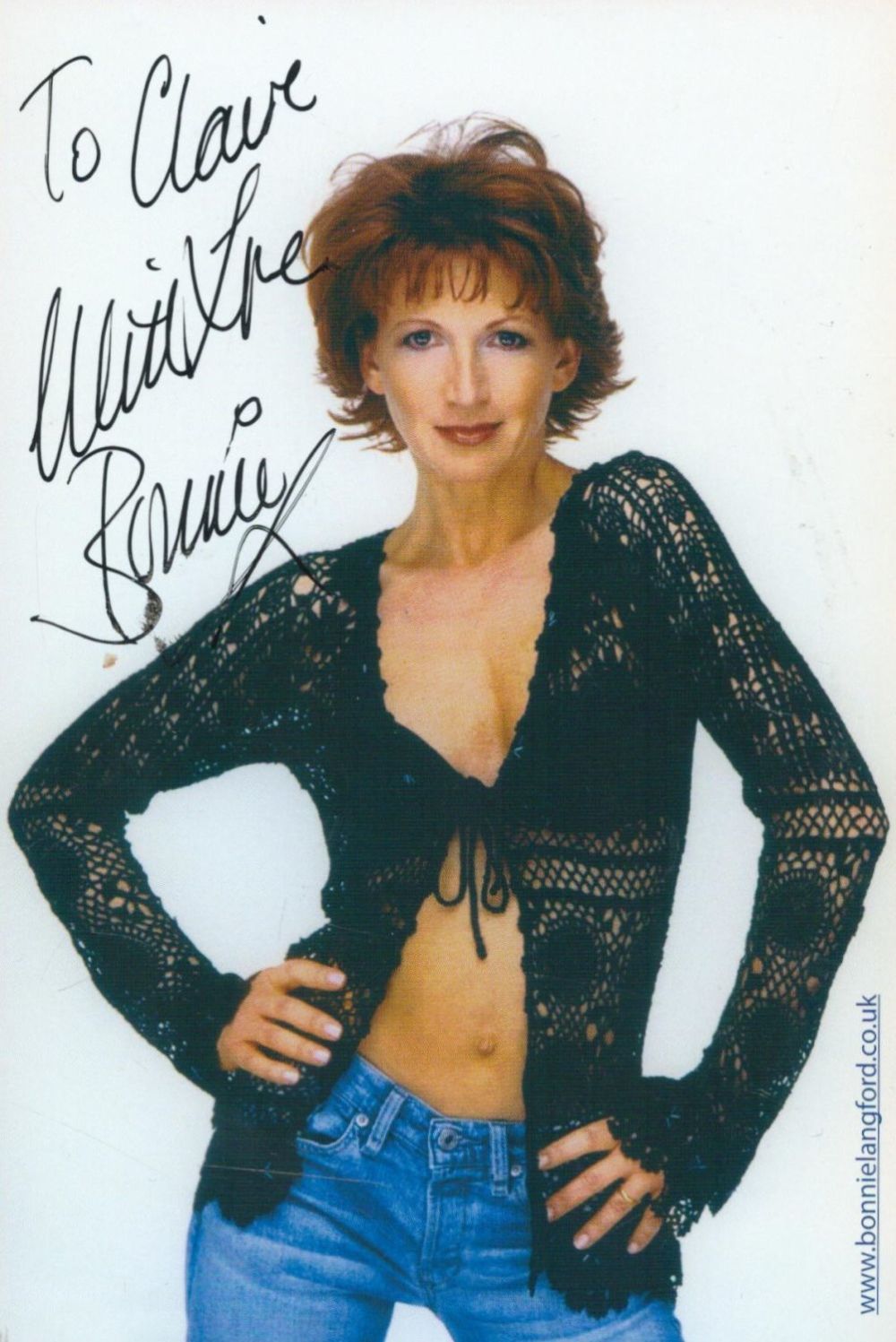 Lot 220: Actor, Bonnie Langford signed 6x4 colour photograph dedicated...