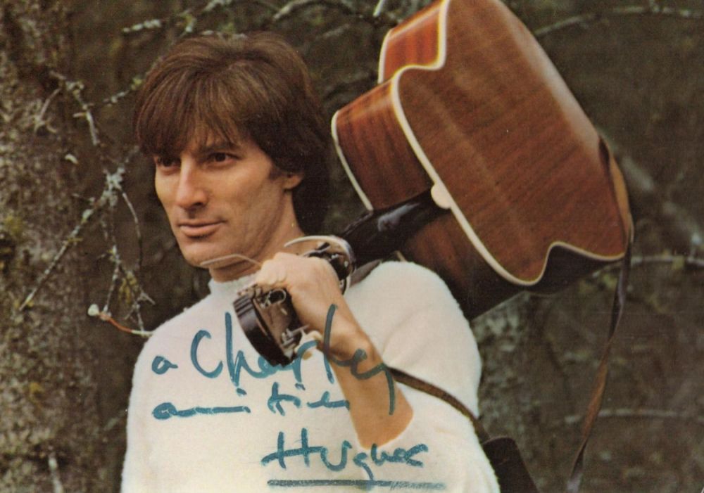 Lot 239: Hugues Aufray signed 6x4 colour photo. Aufray, is...