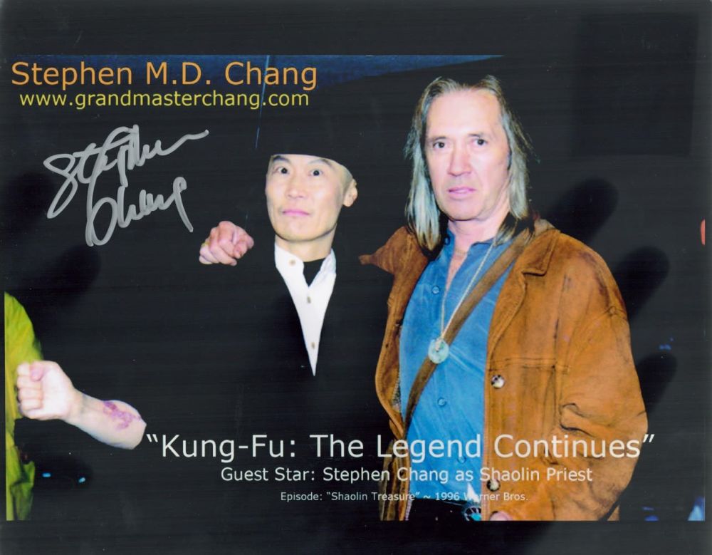 Lot 255: Stephen Chang signed 10x8 colour promo photo. Chang...