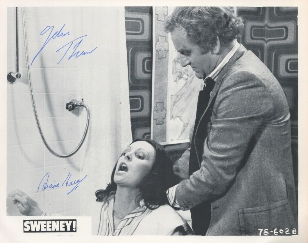 Lot 258: Sweeney! a 10x8 film photo signed by John...