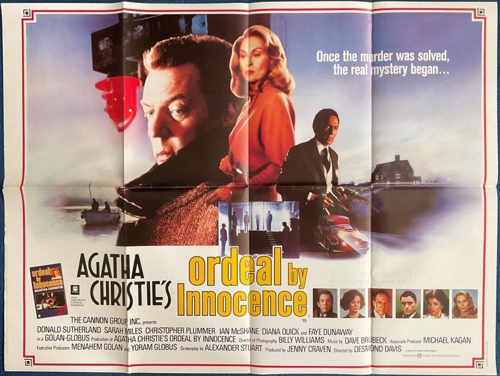 Lot 287: Ordeal by Innocence, Original Cinema Movie Poster starring...