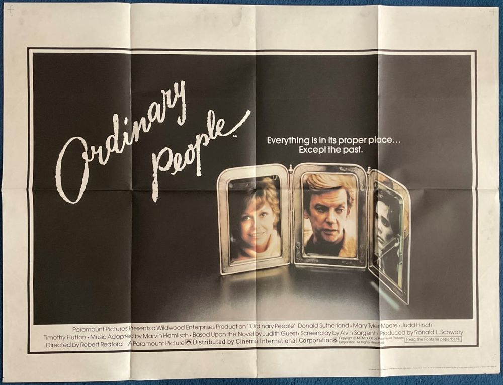 Lot 288: Ordinary People, Original Cinema Movie Poster starring Donald...