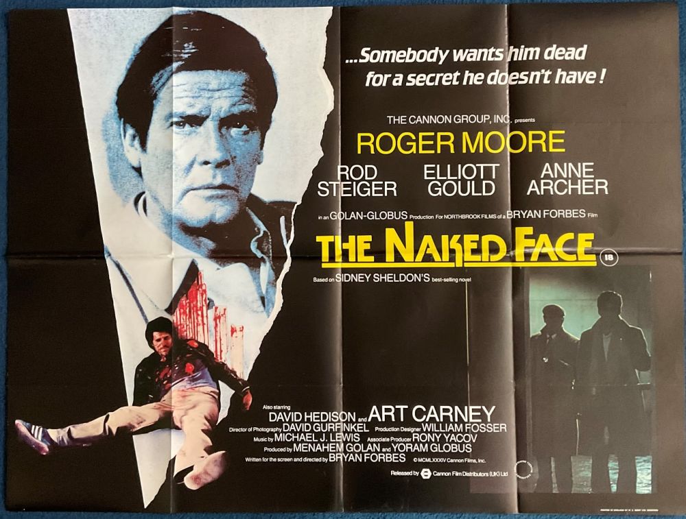 Lot 291: The Naked Face, Roger Moore, Rod Steiger, Elliot...