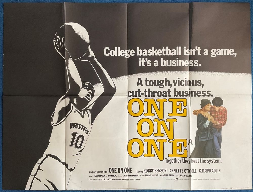 Lot 292: One On One, Original Cinema Movie Poster starring...