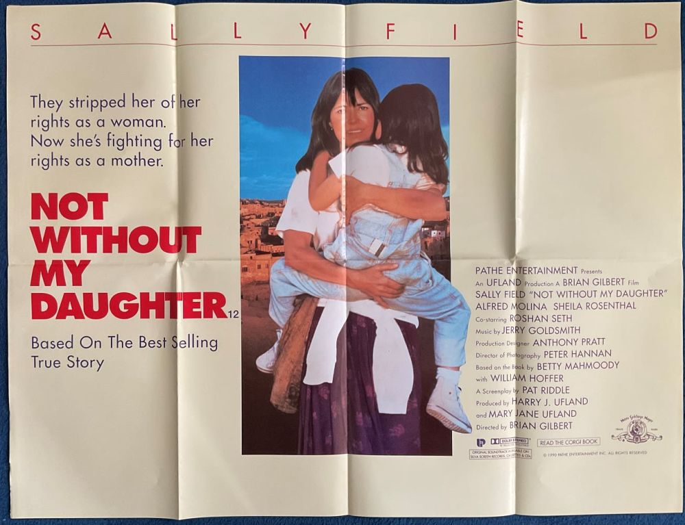 Lot 297: Not Without My Daughter, Original Cinema Movie Poster...