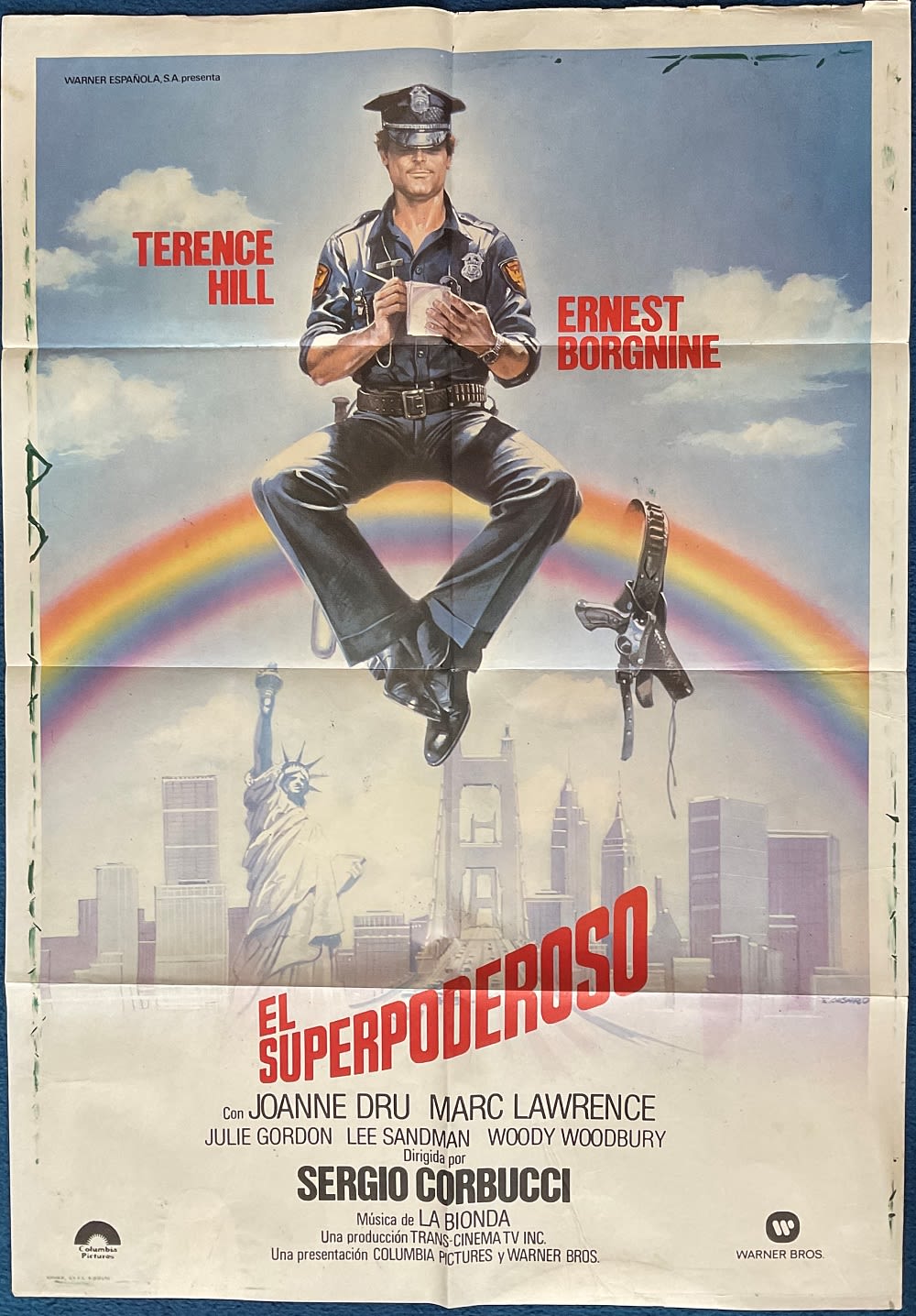 Lot 301: El Superpoderoso (Supercops), Original Cinema Movie Poster starring...