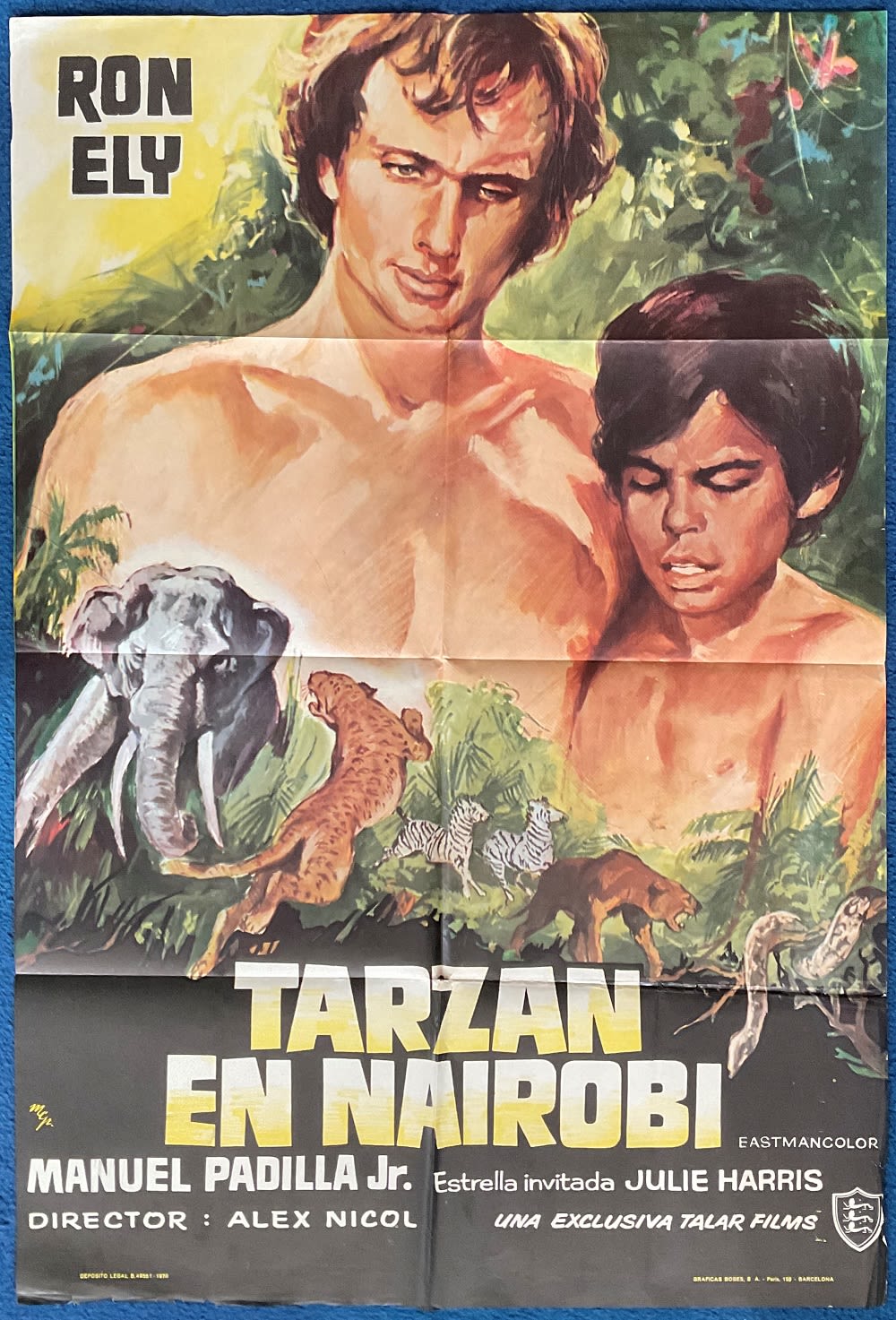Lot 302: Tarzan En Nairobi, Original Cinema Movie Poster starring...