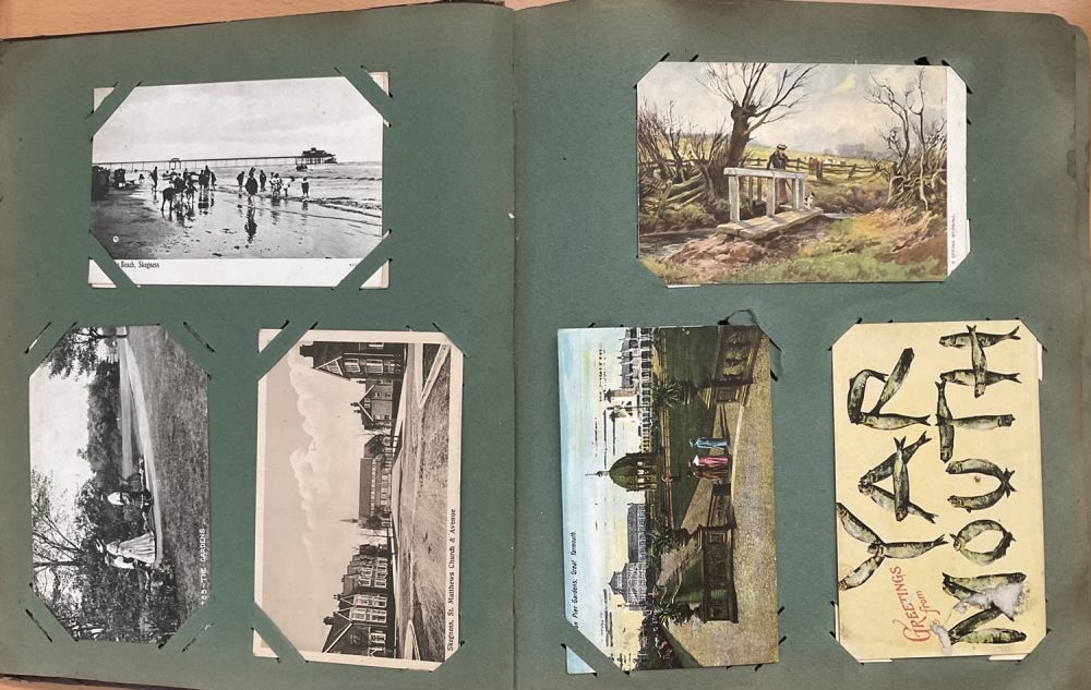 Lot 74: Edwardian postcard collection 1904-1920 approx over 200 postcards....