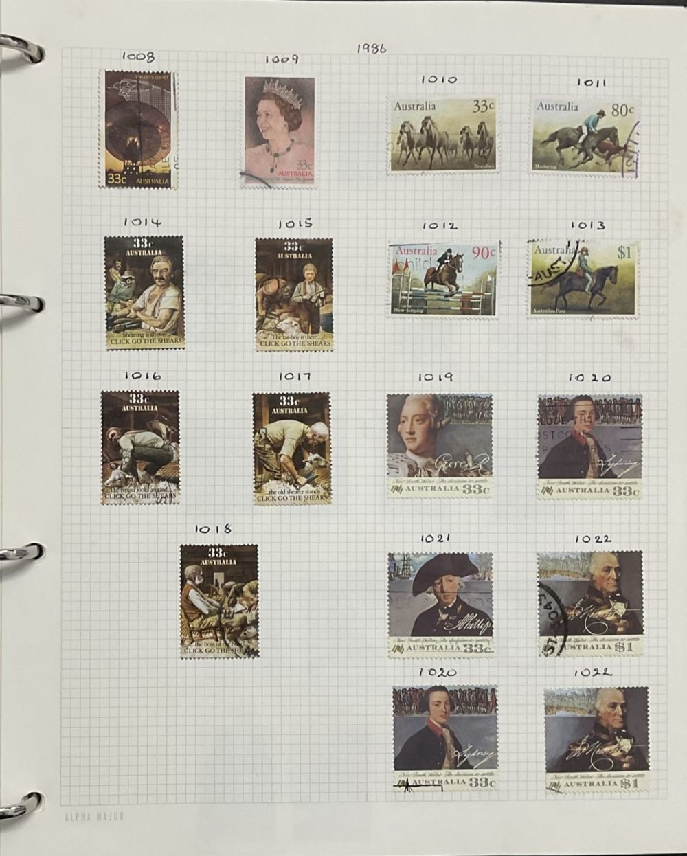 Lot 79: Australia used stamps mainly QEII collection housed in...
