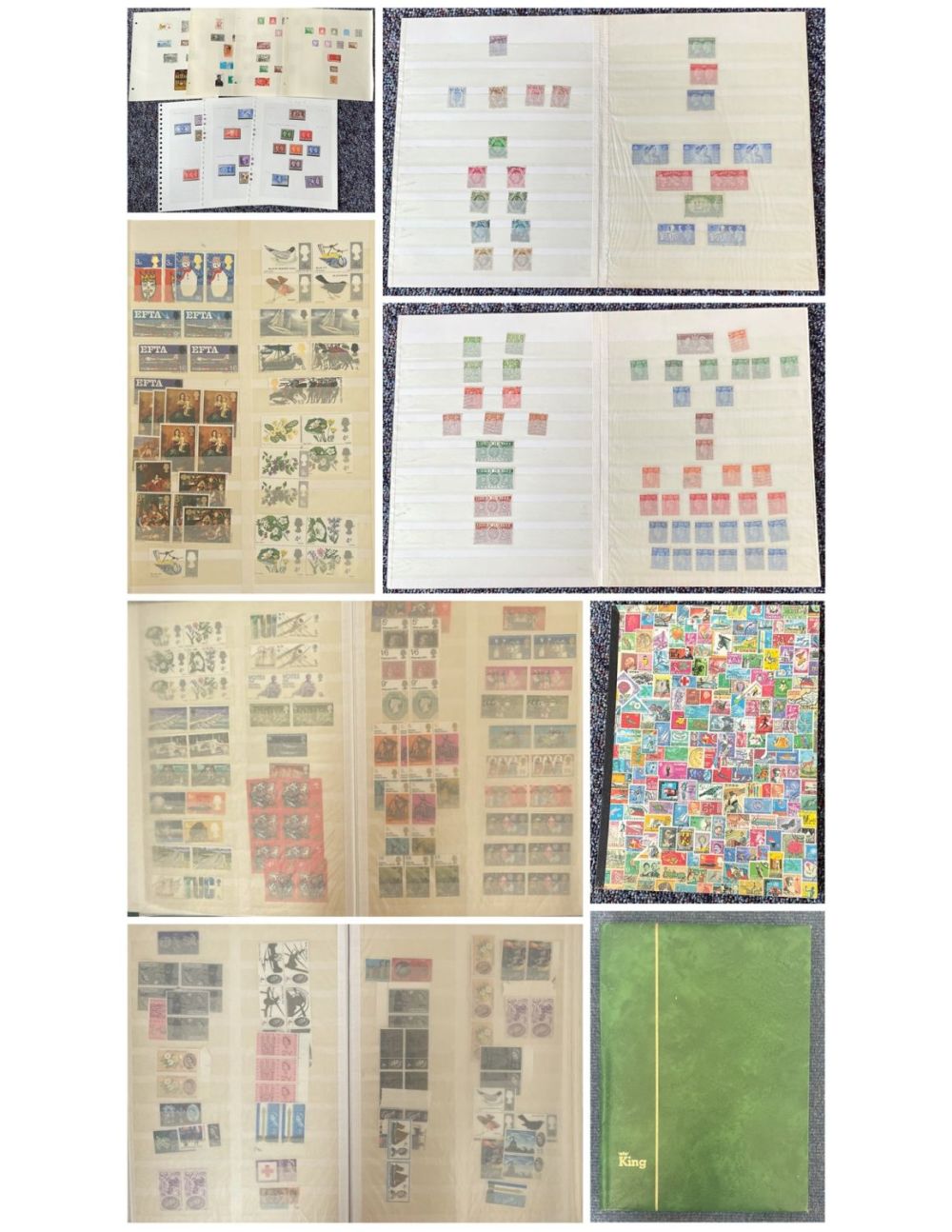 Lot 94: Mainly GB stamp collection of GVI, QV, EVII,...