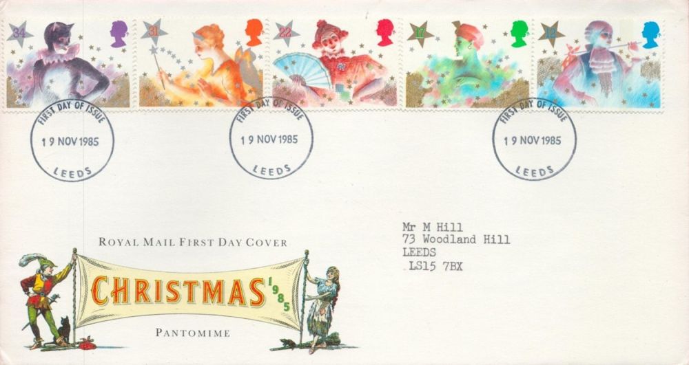Lot 104: Christmas FDC with Stamps and FDI postmarks 19th...
