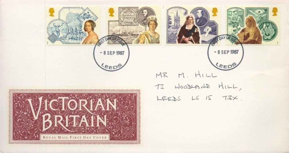 Lot 117: Victorian Britain FDC with Stamps and FDI postmarks...