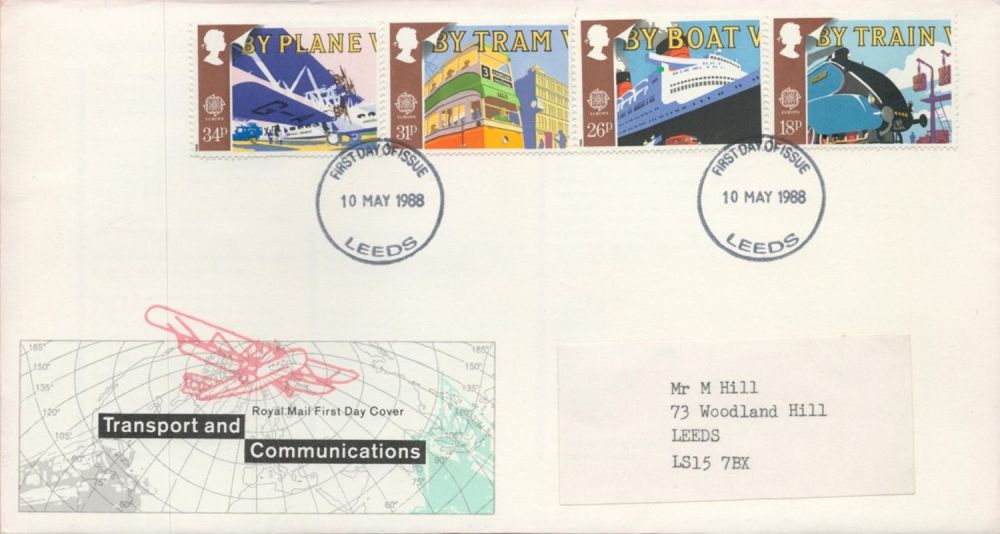Lot 122: Transport and Communications FDC with Stamps and FDI...