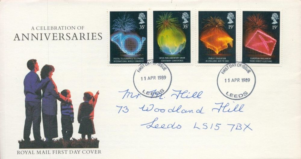 Lot 127: A Celebration of Anniversaries FDC with Stamps and...