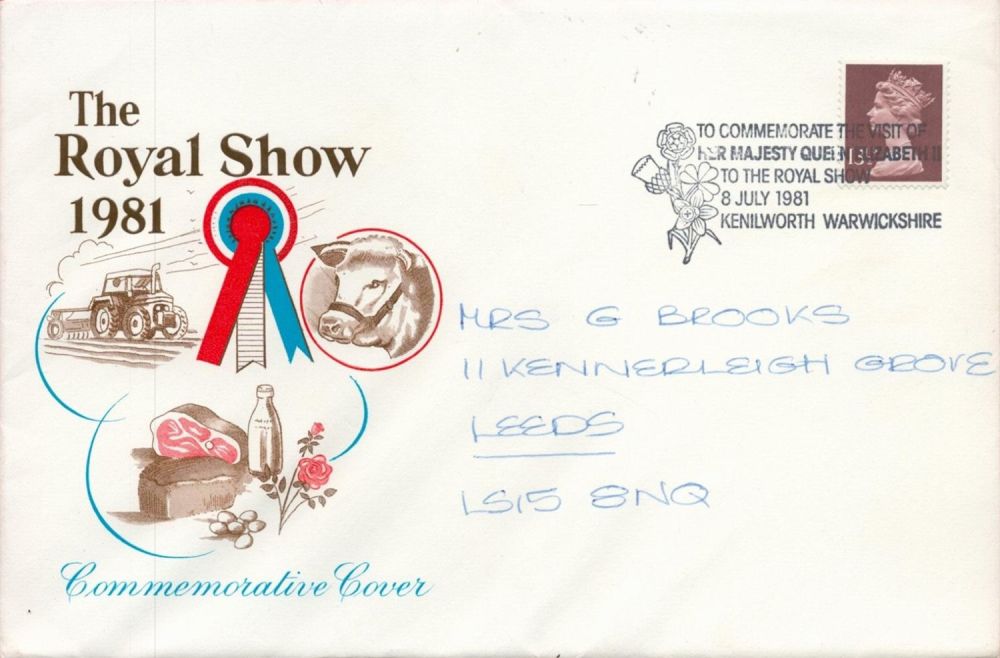 Lot 148: The Royal Show 1981 FDC/CC with Stamps and...