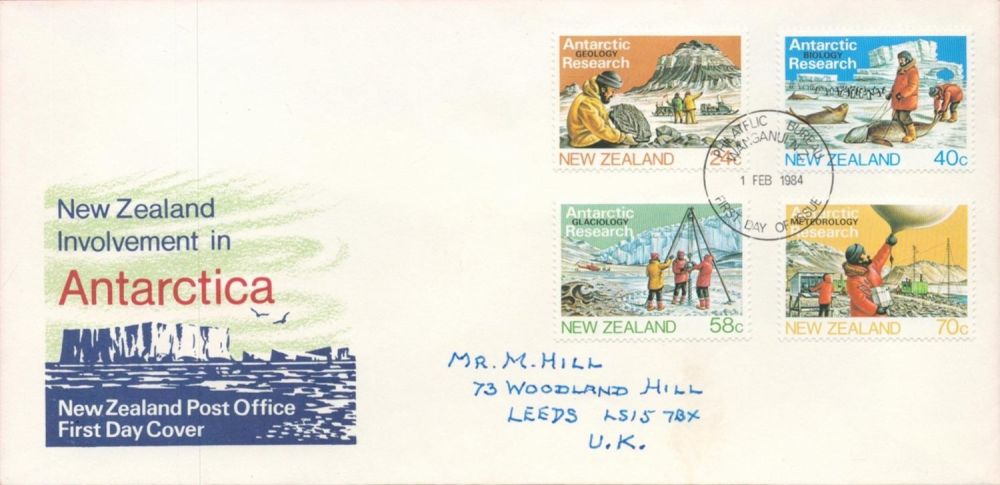 Lot 150: New Zealand Involvement in Antarctica FDC with Stamps...