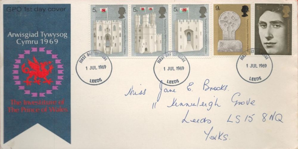Lot 154: The Investiture of The Prince Of Wales FDC...