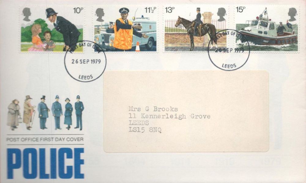 Lot 160: Police FDC with Stamps and FDI postmarks 26th...
