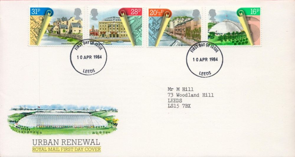Lot 196: Urban Renewal FDC with Stamps and FDI postmarks...