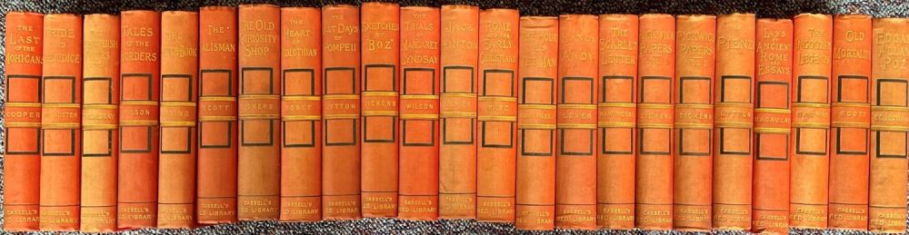 Lot 163: NINETEENTH CENTURY FICTION COLLECTIONC assells Red Library 23...