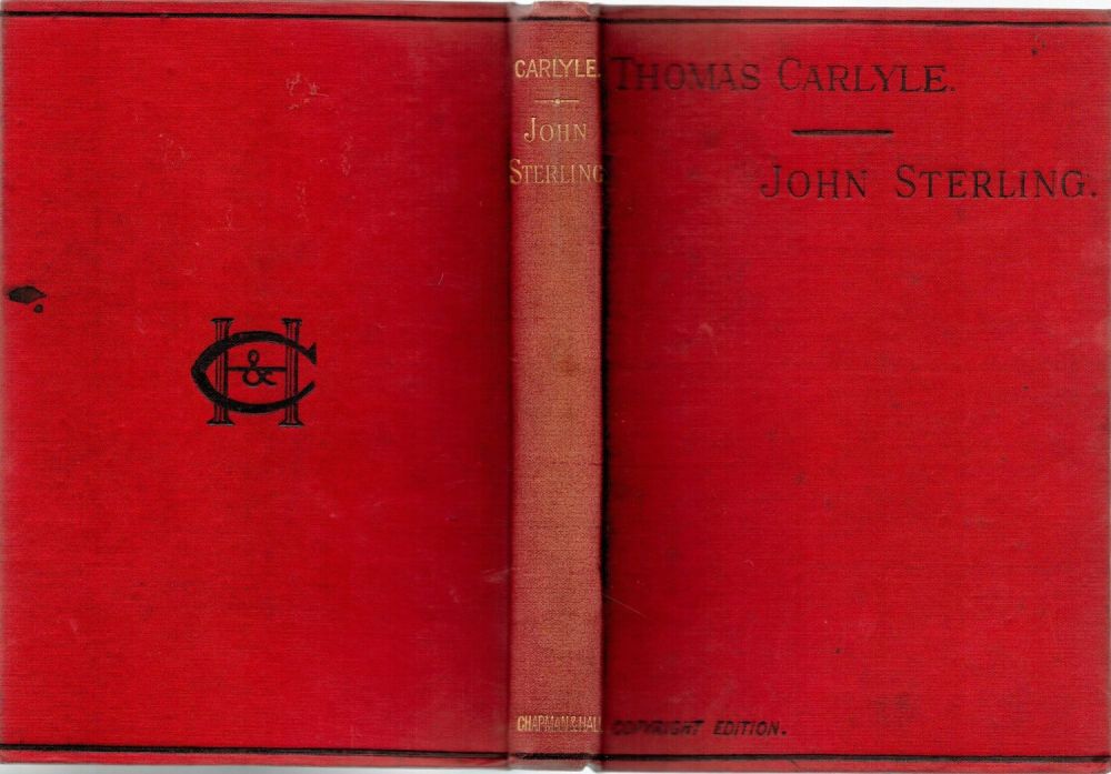 Lot 173: The Life of John Stirling. Published by Chapman...