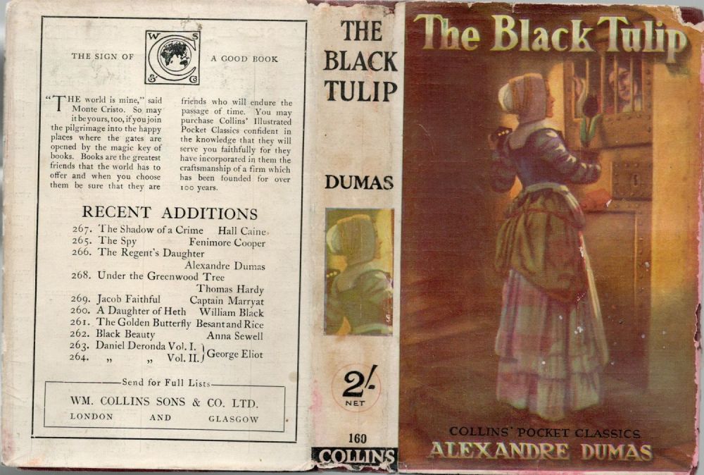 Lot 194: The Black Tulip, by Alexander Dumas. No. 160...
