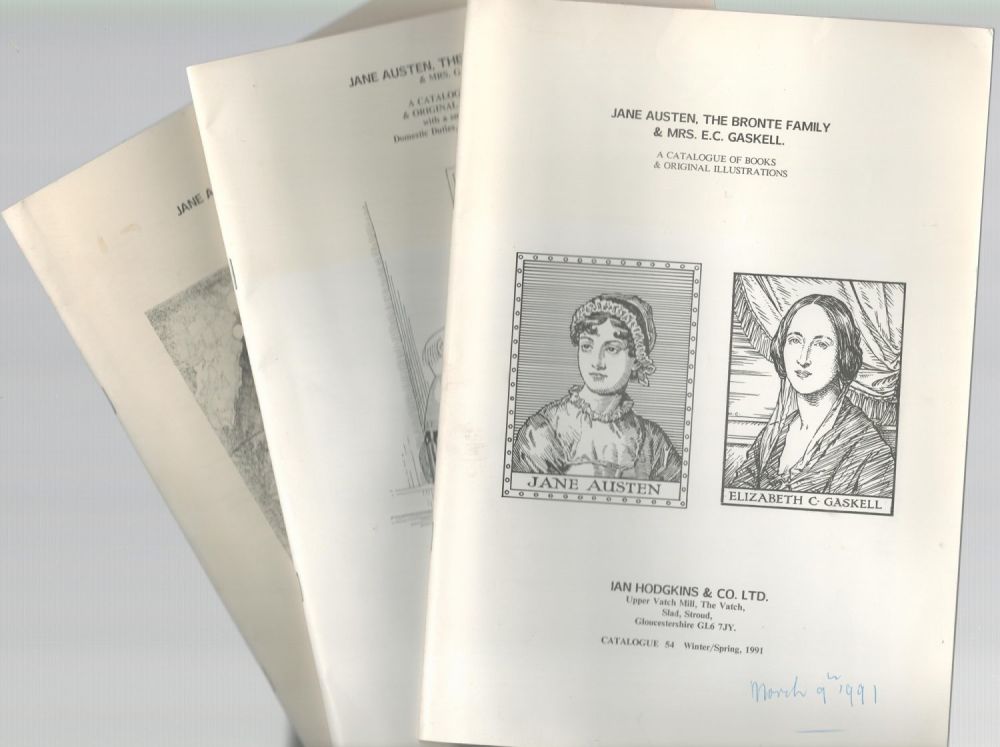 Lot 205: Three Catalogues of books and original illustrations of...