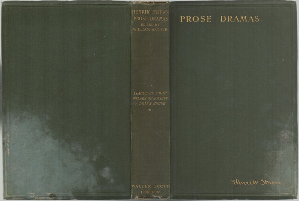 Lot 256: Henrik Ibsen. The League of Youth: The Pillars...