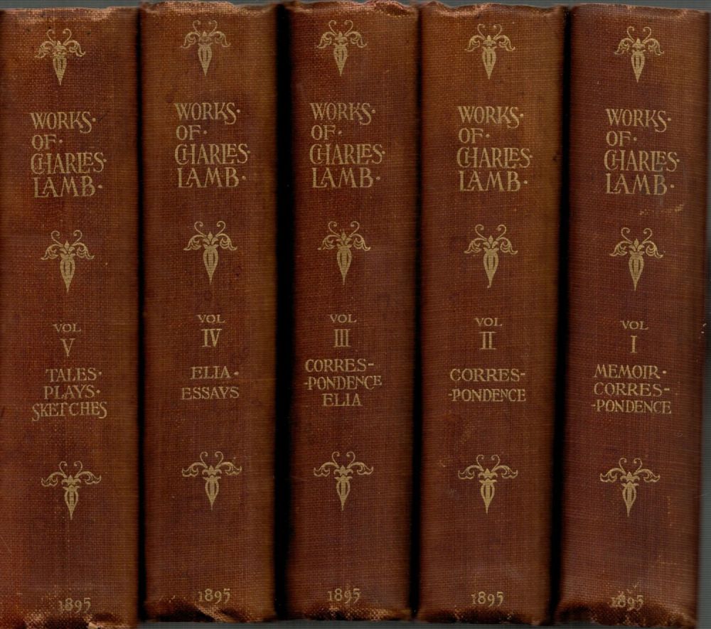 Lot 266: Charles Lamb. The Life, letters and writings of...