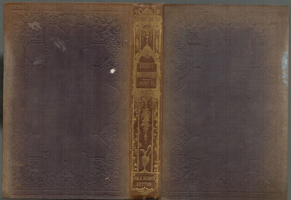 Lot 274: Sir Edward Bulwer Lytton. Ernest Maltravers or The...