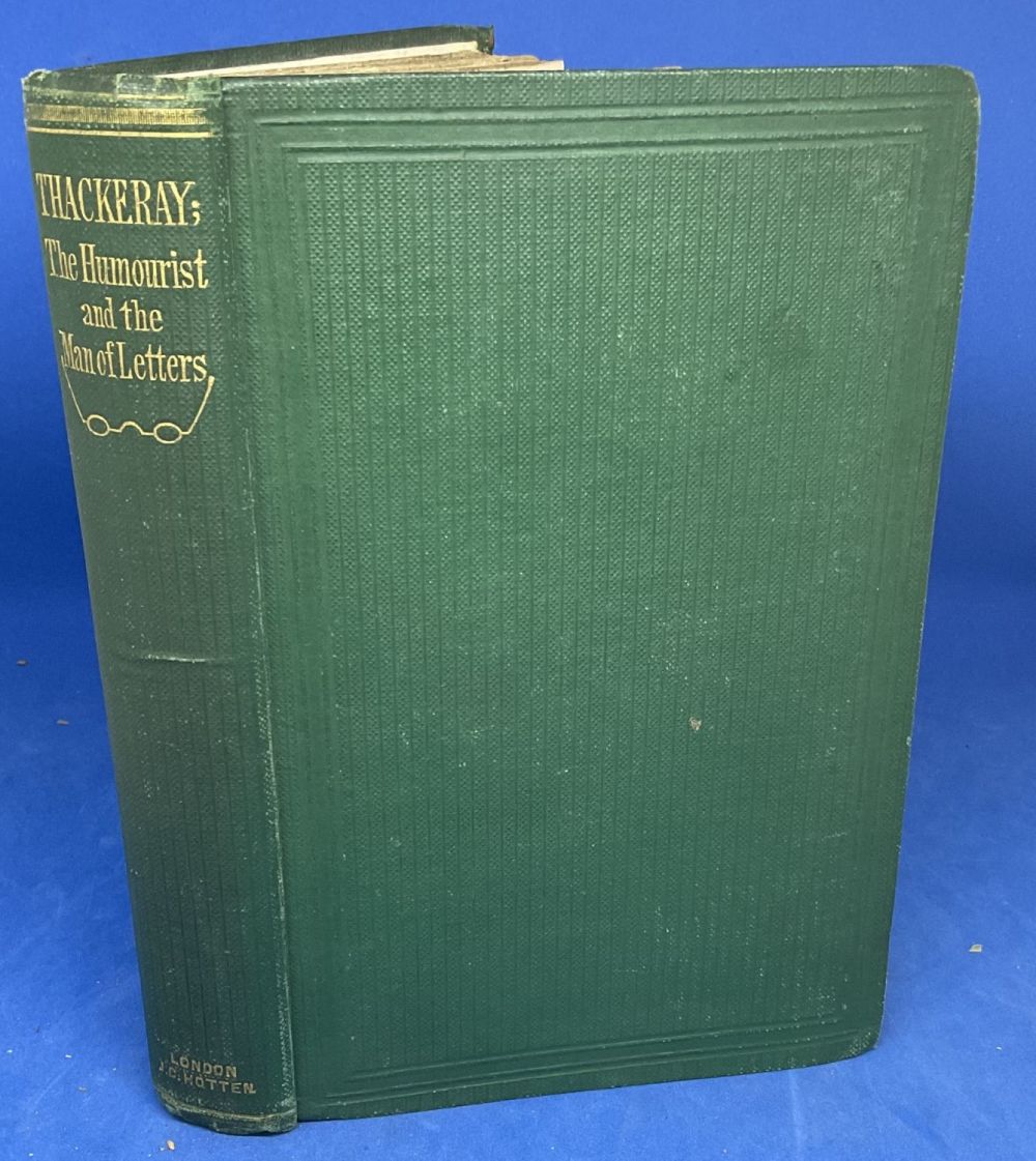 Lot 322: Theodore Taylor. Thackery the Humourist and The Man...