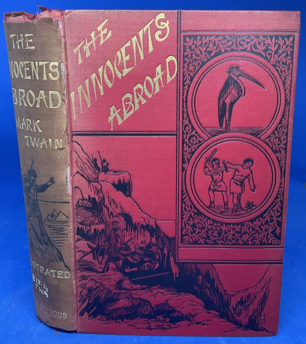 Lot 344: Mark Twain. The Innocents Abroad. Chatto and Windus,...