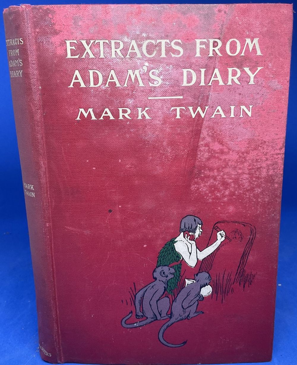 Lot 345: Mark Twain. Extracts From Adams Diary. Illustrations by...