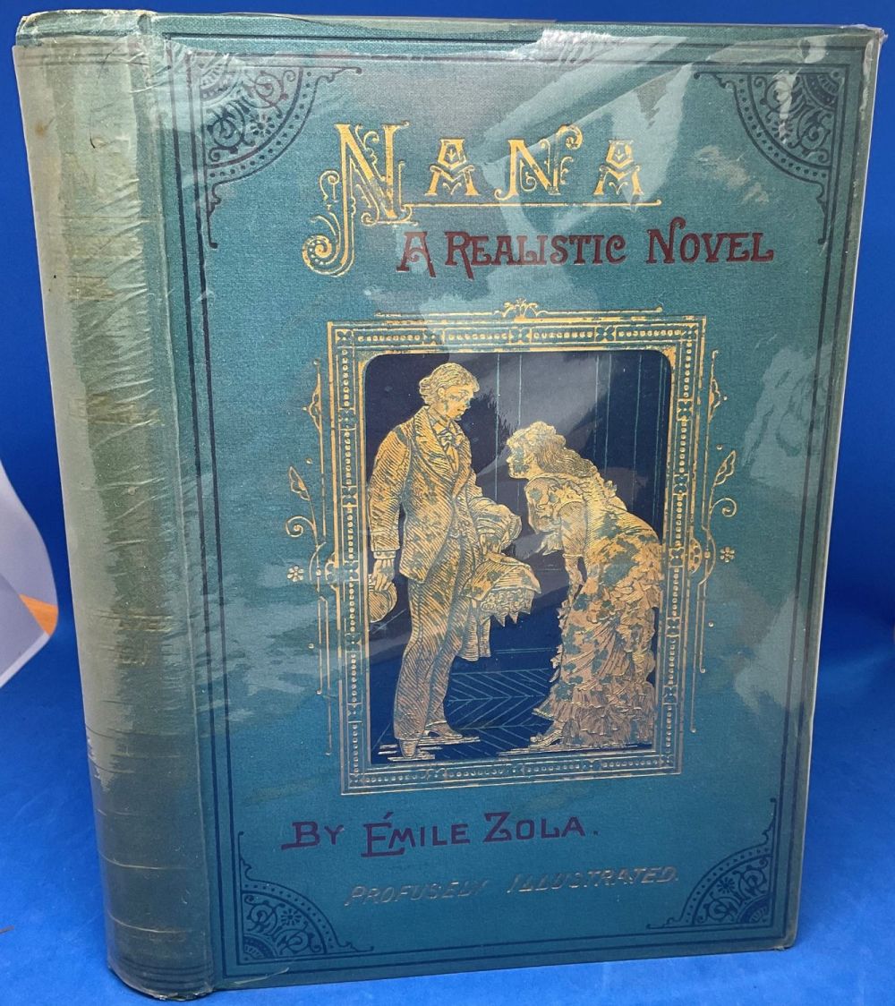 Lot 354: Emile Zola. Nana, a realistic novel. Illustrated with...