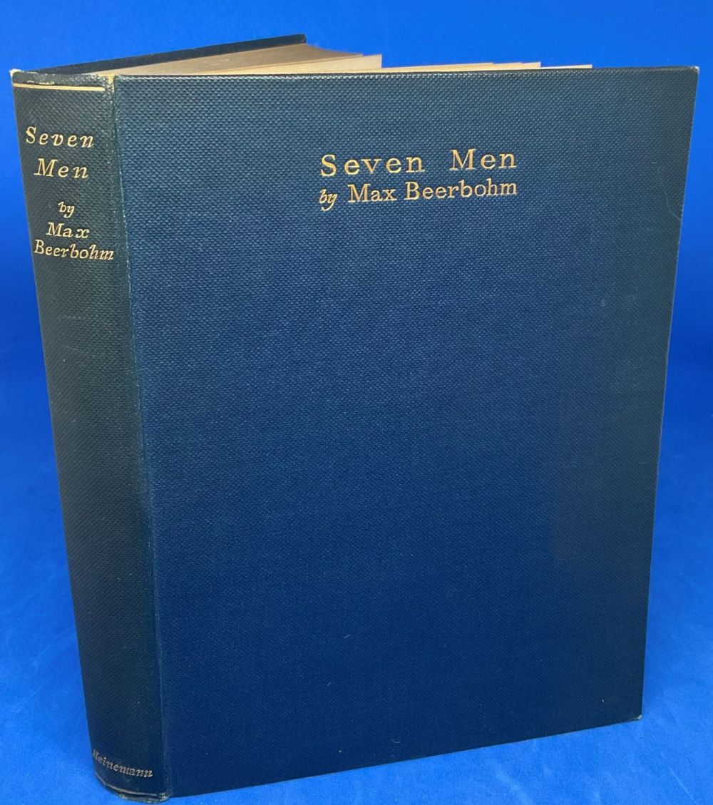 Lot 362: Max Beerbohm. Seven Men. Published by William Heinmann...