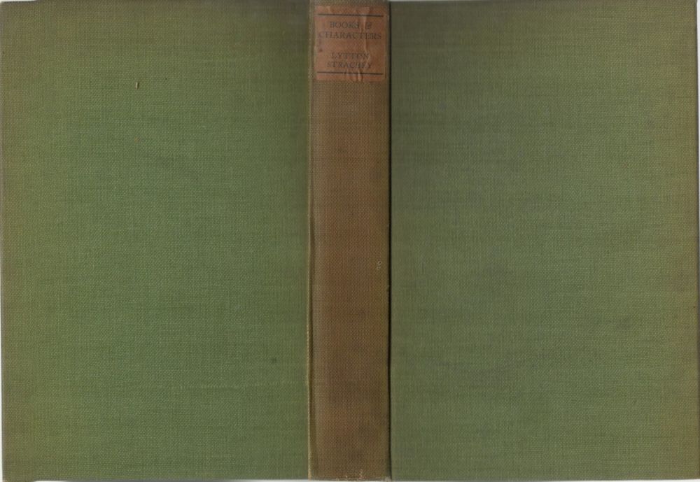Lot 387: Lytton Strachey. Books and Characters, French and English....