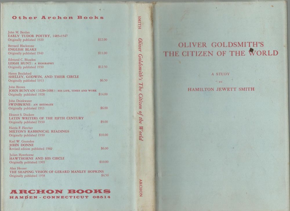 Lot 405: Hamilton Jewett Smith Oliver Goldsmiths The Citizen of...