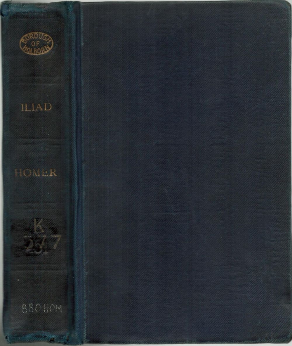 Lot 461: Homer. The Iliad of Homer. Faithfully translated into...