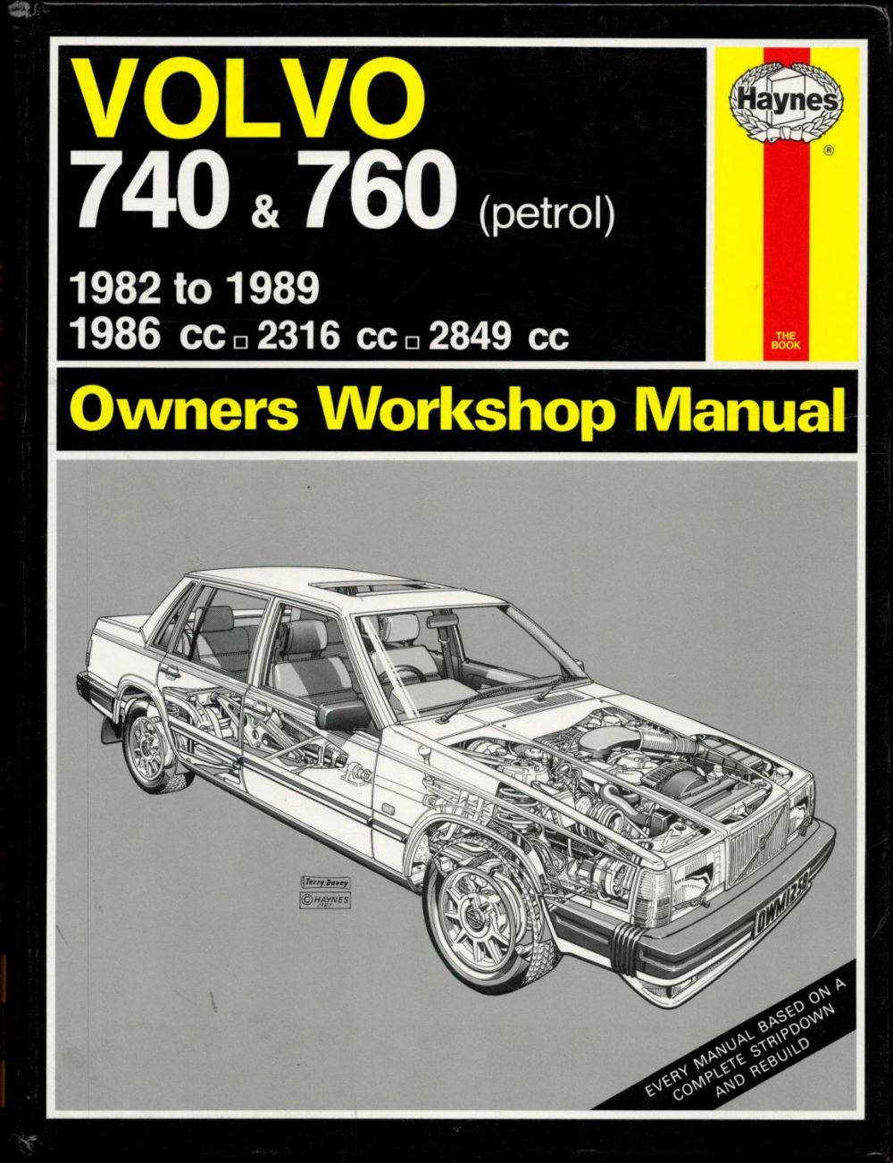 Lot 63: Volvo 740 and 760 (Petrol) Haynes Owners Workshop...