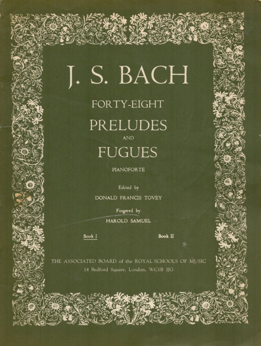 Lot 72: J S Bach Forty-Eight Preludes and Fugues Edited...