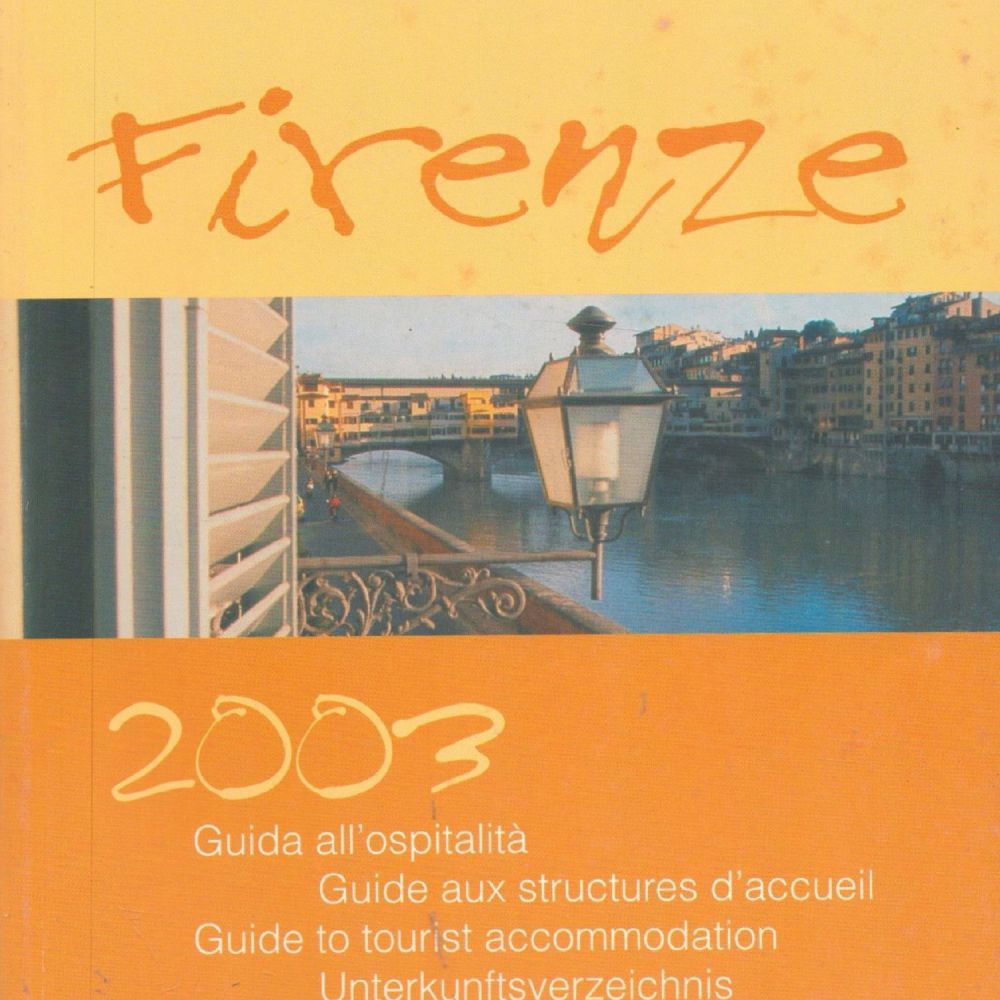 Lot 193: Firenze Tourist Guide 2003 First Edition Softback Book...