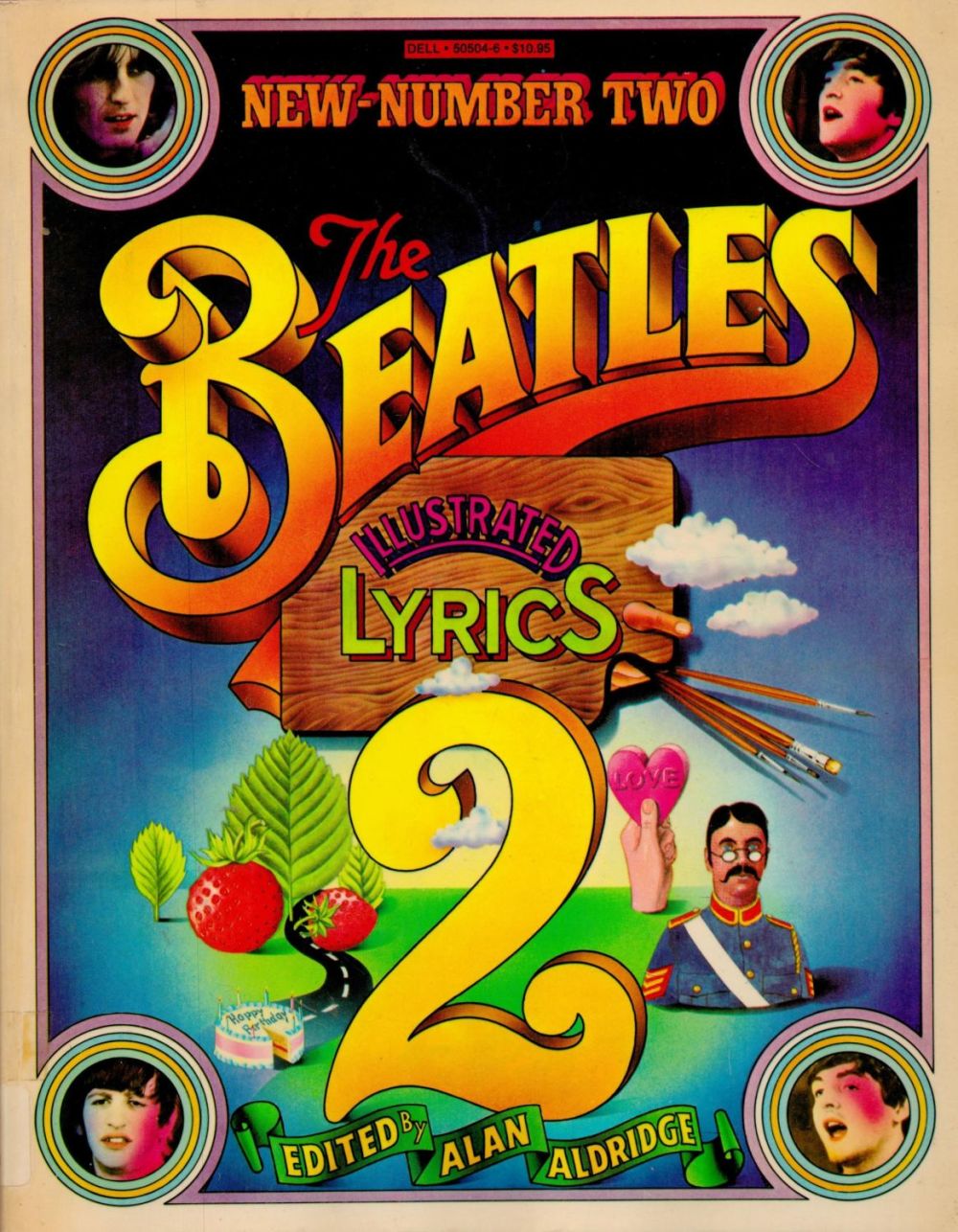 Lot 265: The Beatles Illustrated Lyrics 2 Edited by Alan...