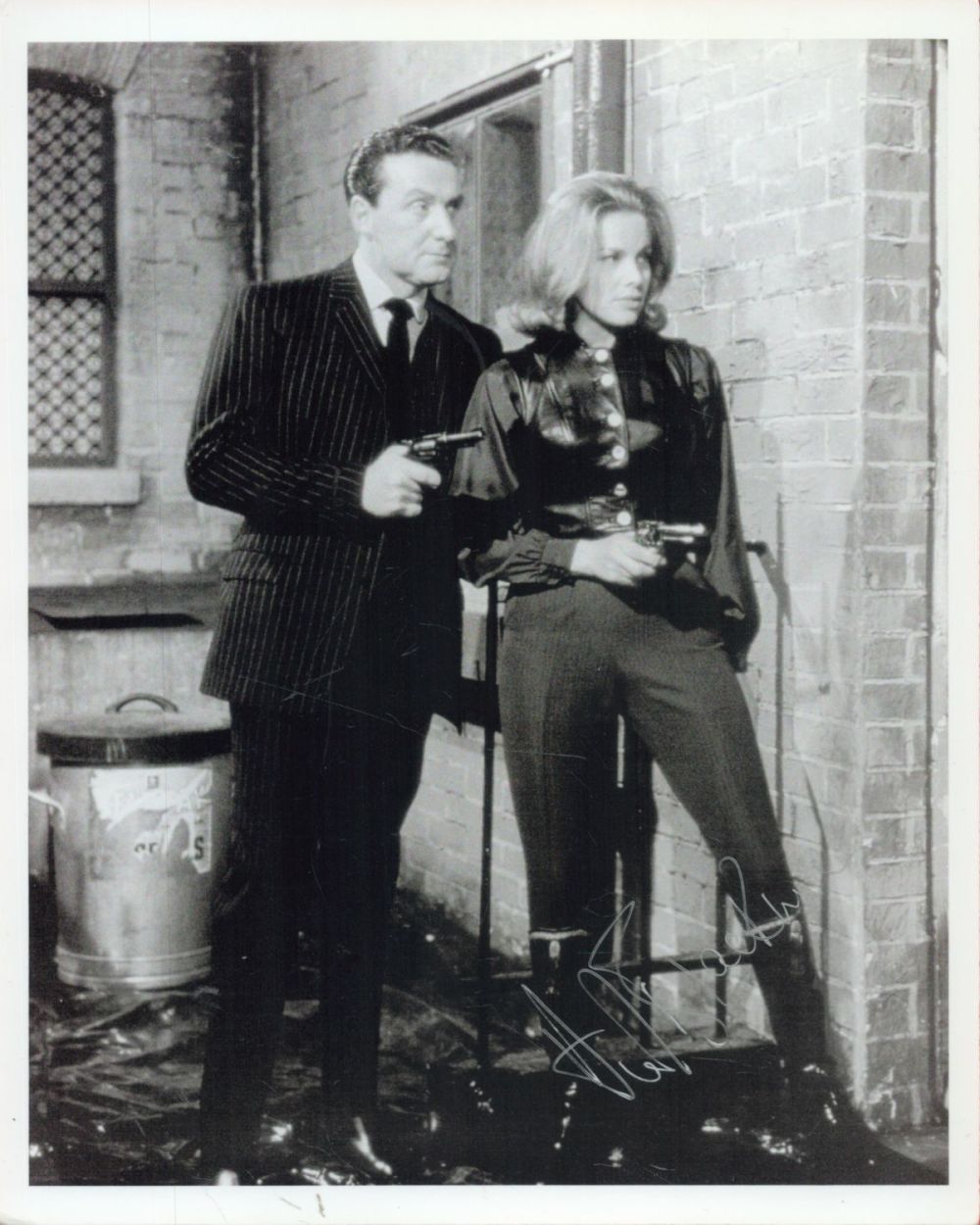 Lot 74: Avengers actress Honor Blackman signed 10 x 8...