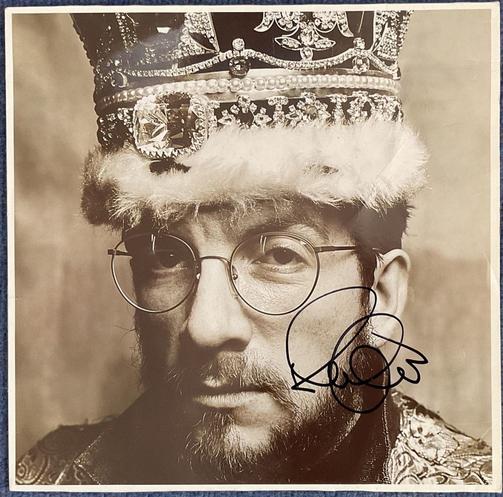 Lot 105: Elvis Costello signed King Of America vinyl record...