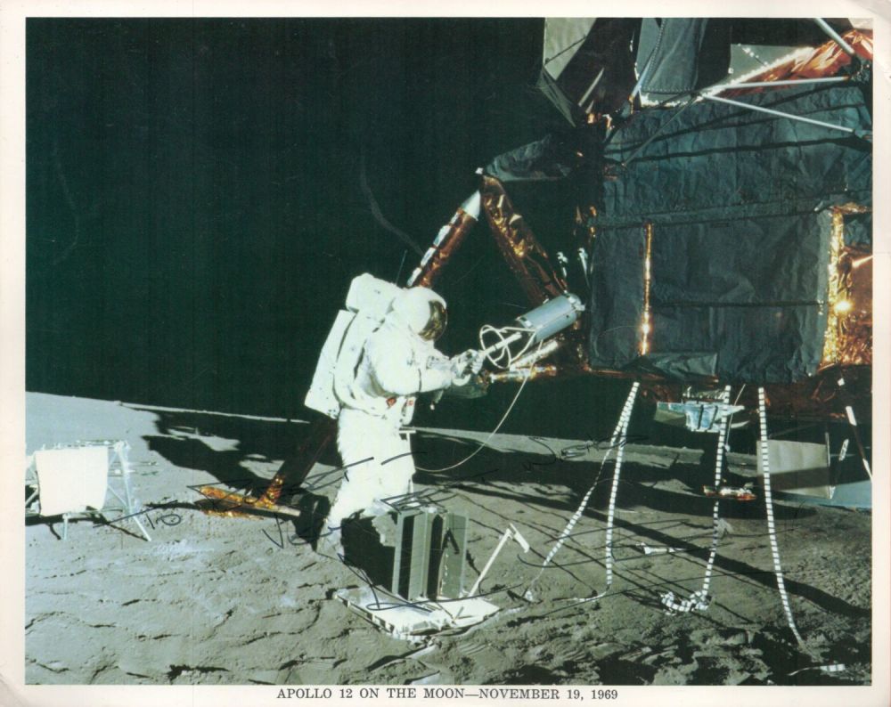 Lot 155: Astronaut, Alan L. Bean signed Official NASA 10x8...